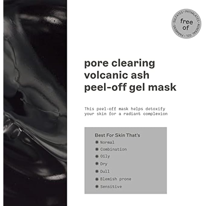 Freeman PORE CLEARING PEEL-OFF MASK WITH VOLCANIC ASH - Image 3